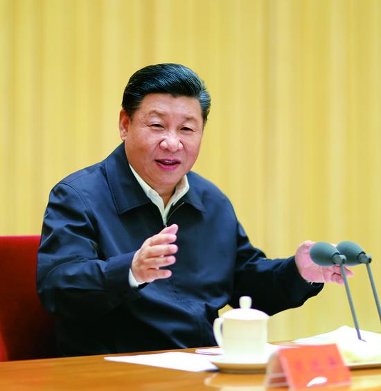 2018年7月3日至4日，全國組織工作會議在北京召開。中共中央總書記、國家主席、中央軍委主席習近平出席會議并發(fā)表重要講話。 新華社記者 鞠鵬/攝
